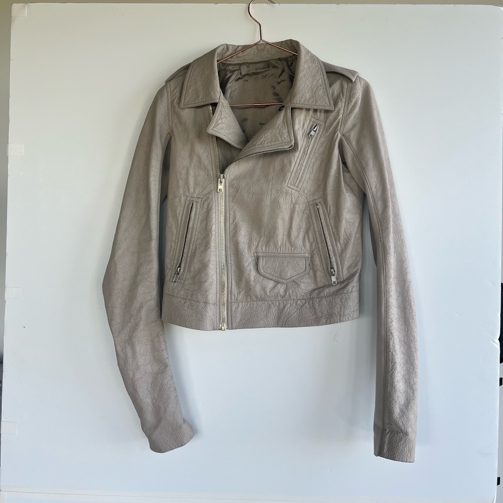 Rick Owens Leather Jacket